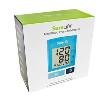 MHC Medical Digital Blood Pressure Monitoring Unit SurelLife® Automatic Inflation Adult Large Cuff