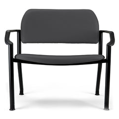 Midmark CHAIR, BARIATRIC 282 W/ARMS OBSIDIAN