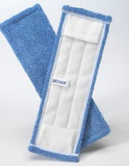 Ecolab Wet Mop Pad Xpressway White Microfiber Reusable - M-1117318-1374 - Pack of 50