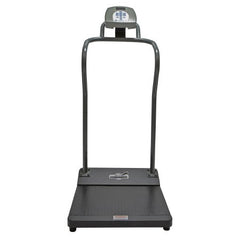 Health O Meter Floor Scale Health O Meter® Digital LCD Display 454 kg Capacity Gray AC Adapter / Battery Operated