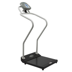 Health O Meter Floor Scale Health O Meter® Digital LCD Display 454 kg Capacity Black AC Adapter / Battery Operated