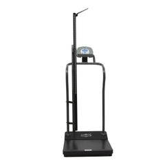 Health O Meter Floor Scale Health O Meter® Digital LCD Display 454 kg Capacity Gray AC Adapter / Battery Operated
