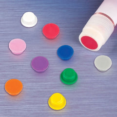 Globe Scientific CryoClear™ Cryovial Cap Insert Polypropylene Snap Cap Green For CryoClear Vials NonSterile