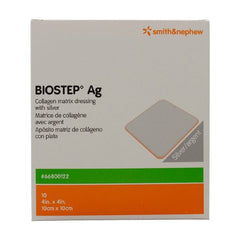 Smith & Nephew Silver Collagen Dressing Biostep™ Ag 4 X 4 Inch Square Sterile