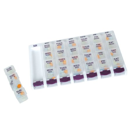 Apothecary Products REMINDER, PILL WEEKLY PUSH BUTTON (6/PK)