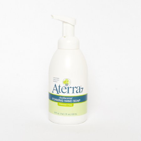 B4 Brands Antibacterial Soap Aterra® 7 Foaming 18 oz. Pump Bottle Fresh Scent