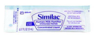 Abbott Nutrition Human Milk Fortifier Similac® 5 mL Individual Packet Liquid