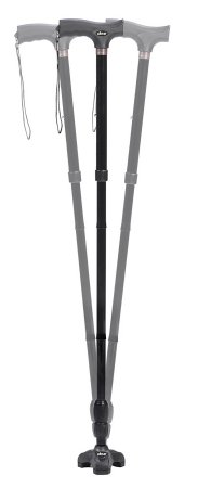 Drive Medical Folding Cane Flex-N-Go Aluminum 32-1/2 to 39-1/2 Inch Height Black