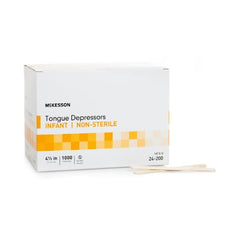 Tongue Depressor McKesson 4-1/2 Inch Length Wood - M-1118987-2466 - Case of 10000