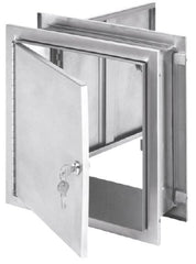 Omnimed CABINET, NARCOTIC PASS THRU S/STL KEY LOCK 12"X11.5"X8.25"