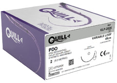 Suture with Needle Quill Variable Loop Device Absorbable Uncoated Undyed Suture Barbed Monofilament PDO (Polydioxanone) Size 2 - 0 45 cm Suture 1-Needle 36 mm Length 1/2 Circle Taper Point Needle