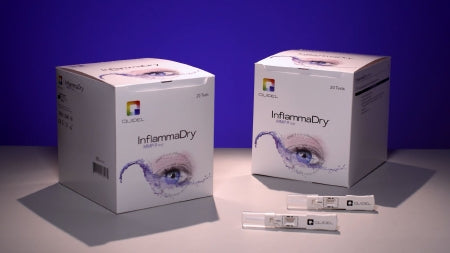 Quidel Rapid Test Kit InflammaDry® Dry Eye Test MMP-9 Tear Sample 20 Tests