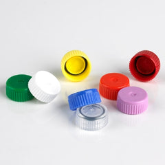 Globe Scientific Tube Closure Polypropylene Screw Cap Red For Globe Scientific Screw Cap Microcentrifuge Tubes NonSterile