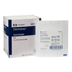 Cardinal Gauze Sponge Dermacea™ Gauze 8-Ply 2 X 2 Inch Square Sterile