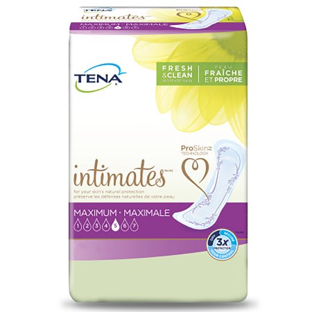 Essity HMS North America Inc Bladder Control Pad TENA® Intimates™ Maximum 13 Inch Length Heavy Absorbency Dry-Fast Core™ One Size Fits Most Adult Female Disposable - M-1121152-1562 - Case of 168