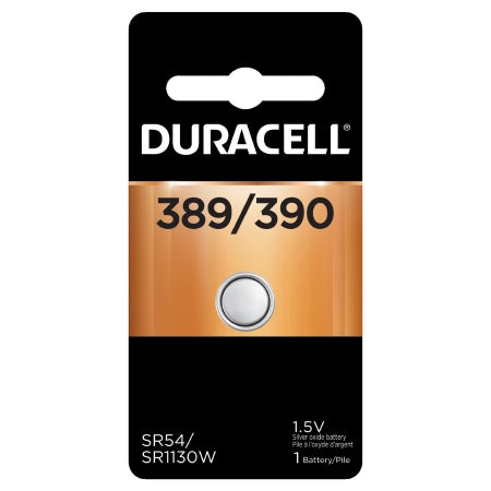 Duracell Silver Oxide Battery Duracell® 389 / 390 Coin Cell 1.5V Disposable 1 Pack - M-1121196-4608 - Case of 36