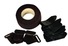 Patterson Medical Supply STRAP KIT, RAPID VELCRO PADDEDBLK 2"X5YDS