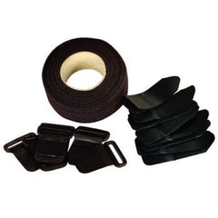 Patterson Medical Supply STRAP KIT, RAPID VELCRO PADDEDBLK 1"X5YDS