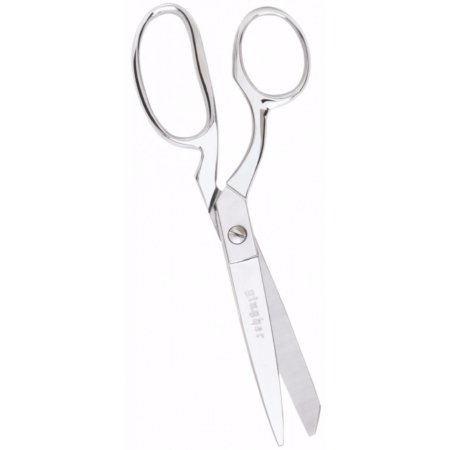 Patterson Medical Supply Utility Shears Gingher 8 Inch Length Chrome Plated Nickel Left Handed Finger Ring Handle Straight Blunt Tip / Blunt Tip - M-1121844-1316 - Each