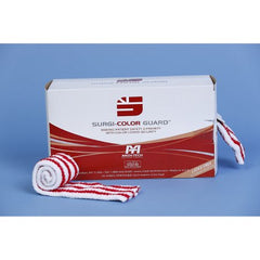 Medi-Tech International Elastic Net Retainer Dressing Surgi-Color Guard™ Tubular Elastic 27 Inch X 25 Yard Size 6 Red / White Small Head / Medium Shoulder / Medium Thigh / Large Leg / Foot NonSterile