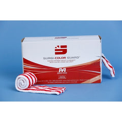 Medi-Tech International Elastic Net Retainer Dressing Surgi-Color Guard™ Tubular Elastic 40 Inch X 25 Yard Size 8 Red / White Large Head / Medium Chest / Back / Medium Axilla / Perineum / X-Large Thigh NonSterile