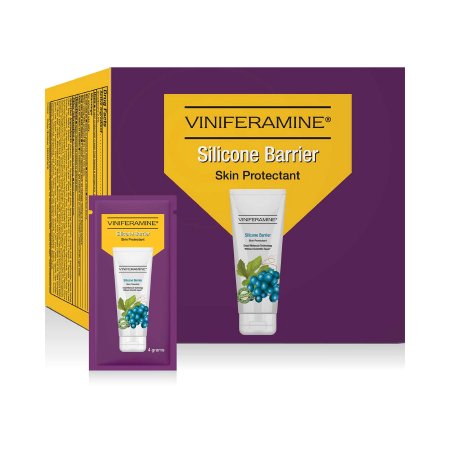 Viniferamine Skin Protectant Viniferamine® Silicone Barrier 4 Gram Individual Packet Scented Cream