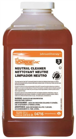 R3 Reliable Redistribution Resource Stride® HC Surface Disinfectant Cleaner Non-Alkaline Liquid 2.5 Liter Bottle Unscented NonSterile - M-1123157-2790 - Case of 2