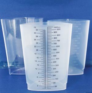 GMAX Industries Graduated Cup Hot / Cold 32 oz. Translucent