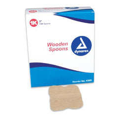 Dynarex Medical Spoon Double Ended Wood Wood