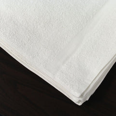 Royal Blue Intl Bath Towel Olympic Elegance 24 X 48 Inch OE Cotton 86% / Polyester 14% White Reusable