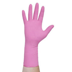 O&M Halyard Inc Exam Glove PINK UNDERGUARD Small NonSterile Nitrile Extended Cuff Length Textured Fingertips Pink Chemo Tested - M-1123601-1231 - Case of 1000