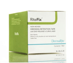 DermaRite Industries Dressing Retention Tape RiteFix™ Skin Friendly Nonwoven 3 Inch X 11 Yard White NonSterile
