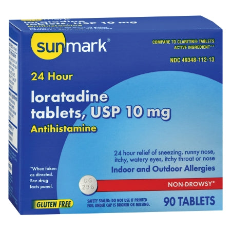 Allergy Relief sunmark® 10 mg Strength Tablet 90 per Box