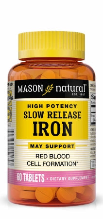 Mason Vitamins Mineral Supplement Iron 50 mg Strength Tablet 60 per Bottle