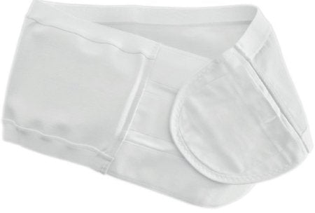 Coloplast Ostomy Support Belt Brava® Medium, 34 to 39 Inch Waist, White