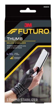 3M Thumb Stabilizer 3M™ Futuro™ Deluxe Adult Large / X-Large Lacing System Left or Right Hand Black