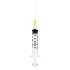 Sol-Millennium Medical Syringe with Hypodermic Needle SOL-M™ 5 mL 20 Gauge 1-1/2 Inch Detachable Needle Without Safety