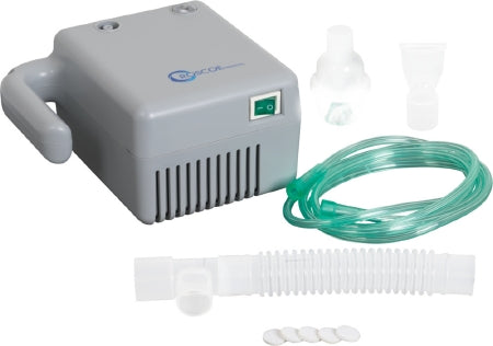 Roscoe Medical Rite-Neb 4 Compressor Nebulizer System Small Volume 5 mL Medication Cup Universal Mouthpiece Delivery