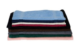 Royal Blue Intl Bath Towel Olympic Elegance 20 X 40 Inch OE Cotton 86% / Polyester 14% White Reusable