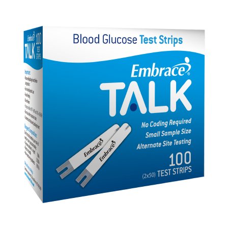 Omnis Health Blood Glucose Test Strips Embrace® Provides results in only 6 seconds For Embrace® Blood Glucose System