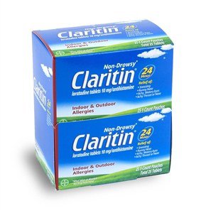 RJ General Allergy Relief Claritin® 10 mg Strength Tablet 25 per Box