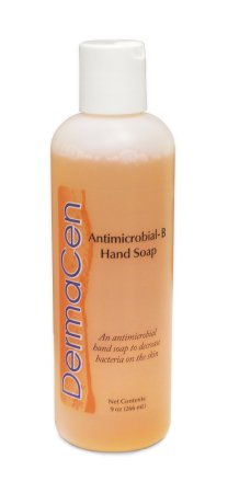 Central Solutions Antimicrobial Soap DermaCen® Antimicrobial-B Liquid 9 oz. Bottle Mild Scent