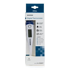 Digital Stick Thermometer McKesson Oral Probe Handheld