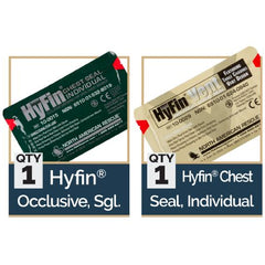 North American Rescue CHEST SEAL, COMBO PACK USMC HYFIN