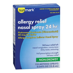 Allergy Relief sunmark® 24 Hour 50 mcg Strength Nasal Spray 0.54 oz.