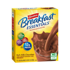Nestle Healthcare Nutrition Oral Supplement Carnation® Breakfast Essentials® Rich Milk Chocolate Flavor Powder 1.26 oz. Individual Packet