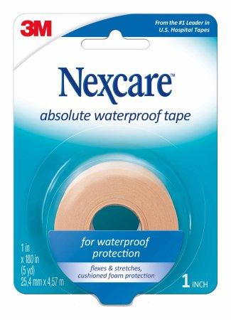 3M Medical Tape Nexcare™ Waterproof Foam 1 Inch X 5 Yard Tan NonSterile