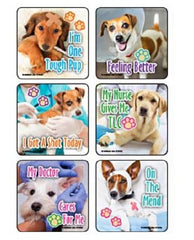 Medibadge Kids Love Stickers® 75 per Unit TLC Pups Assorted Sticker