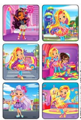 Medibadge Kids Love Stickers® 75 per Unit Sunny Day Stylin Scenes Sticker