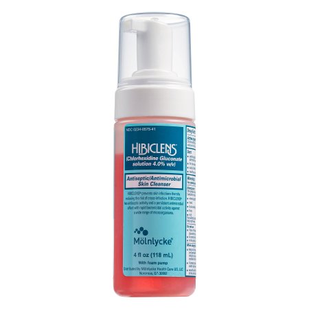 Molnlycke Surgical Scrub Hibiclens® 4 oz. Pump Bottle 4% Strength CHG (Chlorhexidine Gluconate) NonSterile